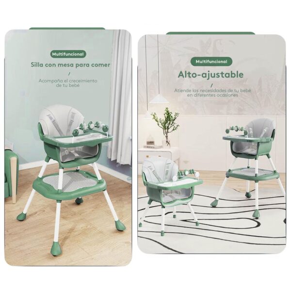 Silla de Comer Dineplay Turquesa Creciendo Juntos partes 2