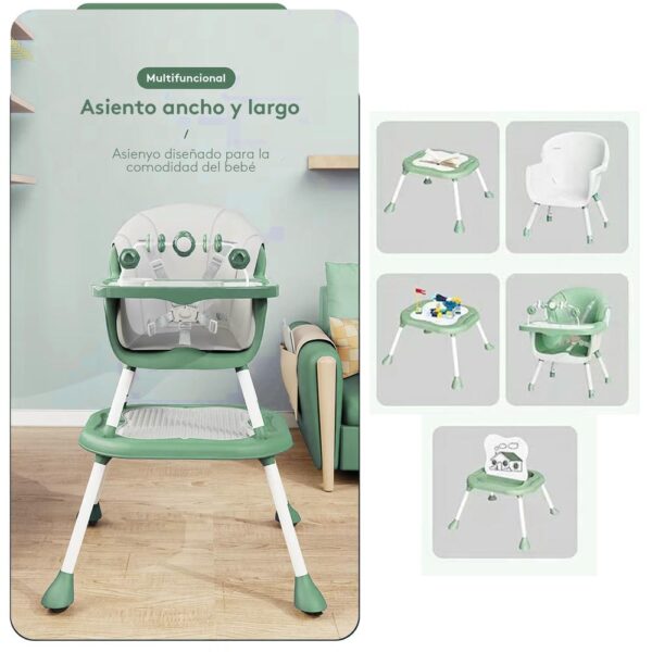 Silla de Comer Dineplay Turquesa Creciendo Juntos partes 3