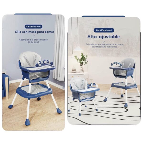 Silla de Comer Dineplay Rosada Creciendo Juntos partes 2