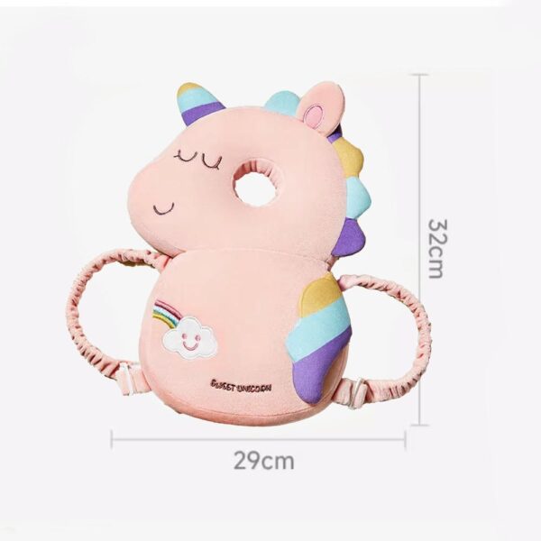 Protector De Cabeza y Espalda Unicornio Creciendo Juntos medidas