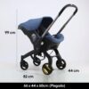 Coche Flex Baby S800 Azul Creciendo Juntos medida