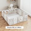 Corral de Juego Kiddo 180x200cm Creciendo Juntos medidas