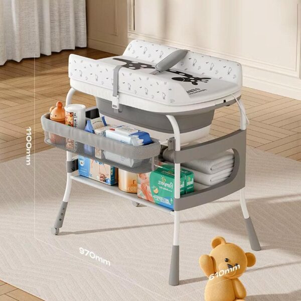 Cambiador de Bebé 3 en 1 FY001 Jirafa Gris Baby Land medidas