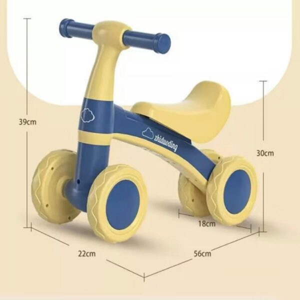 Triciclo Future Amarillo-Azul Prime medidas