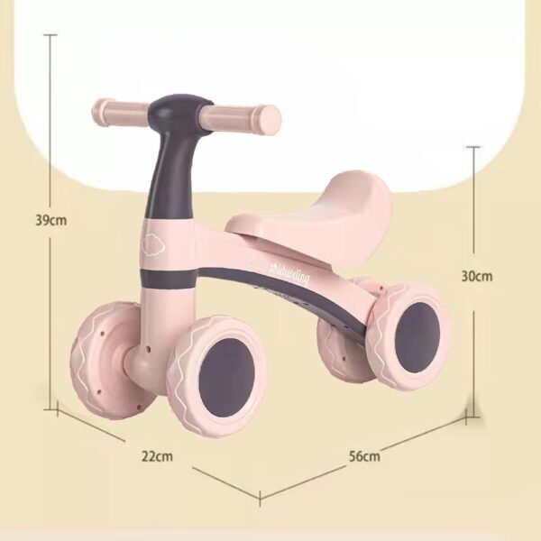Triciclo Future Rosa-Morado Prime medidas