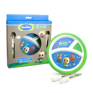 Set de Vajilla Carlitos Bamboo Oso - 3 piezas nuevo 1