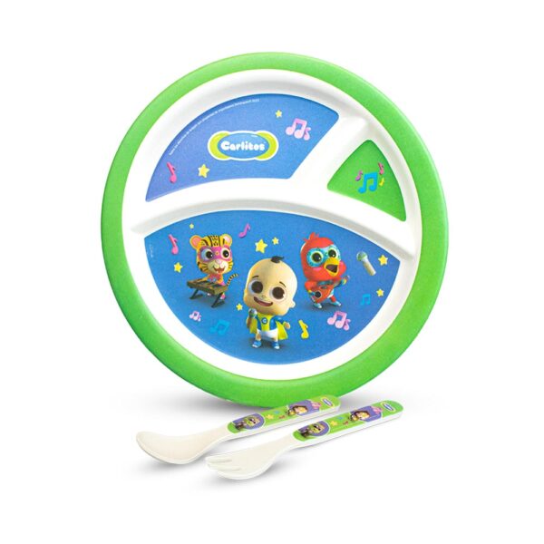 Set de Vajilla Carlitos Bamboo Oso - 3 piezas plato