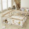 Corral Para Bebé Funkids Puerco Espin Beige 150×180 Cm Úpale uso nuevo