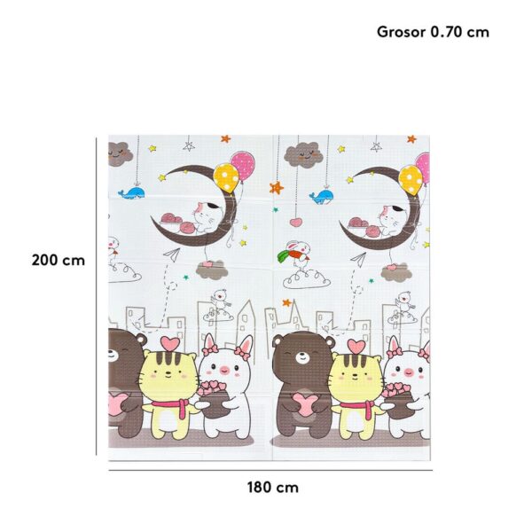 Alfombra De Gateo Animales 180x200x0.70 Úpale medidas