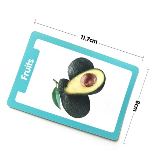 Tarjeta Didáctica Frutas Keybaby X 36 Úpale medidas
