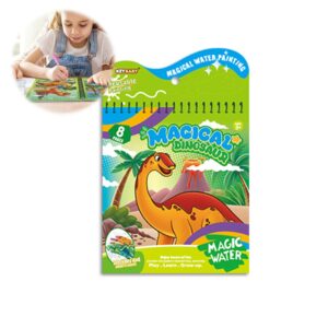 Libro Mágico Pinta Con Agua Dinosaurio Úpale