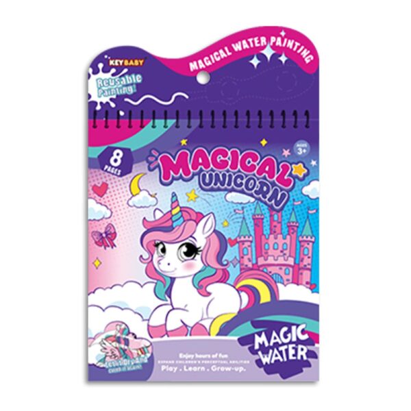 Libro Mágico Pinta Con Agua Unicornio Úpale solo
