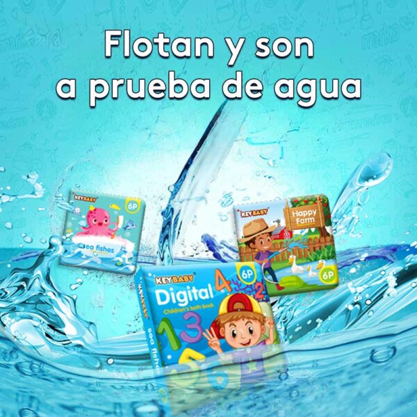 Libro Para Jugar Y Aprender En La Bañera Números características